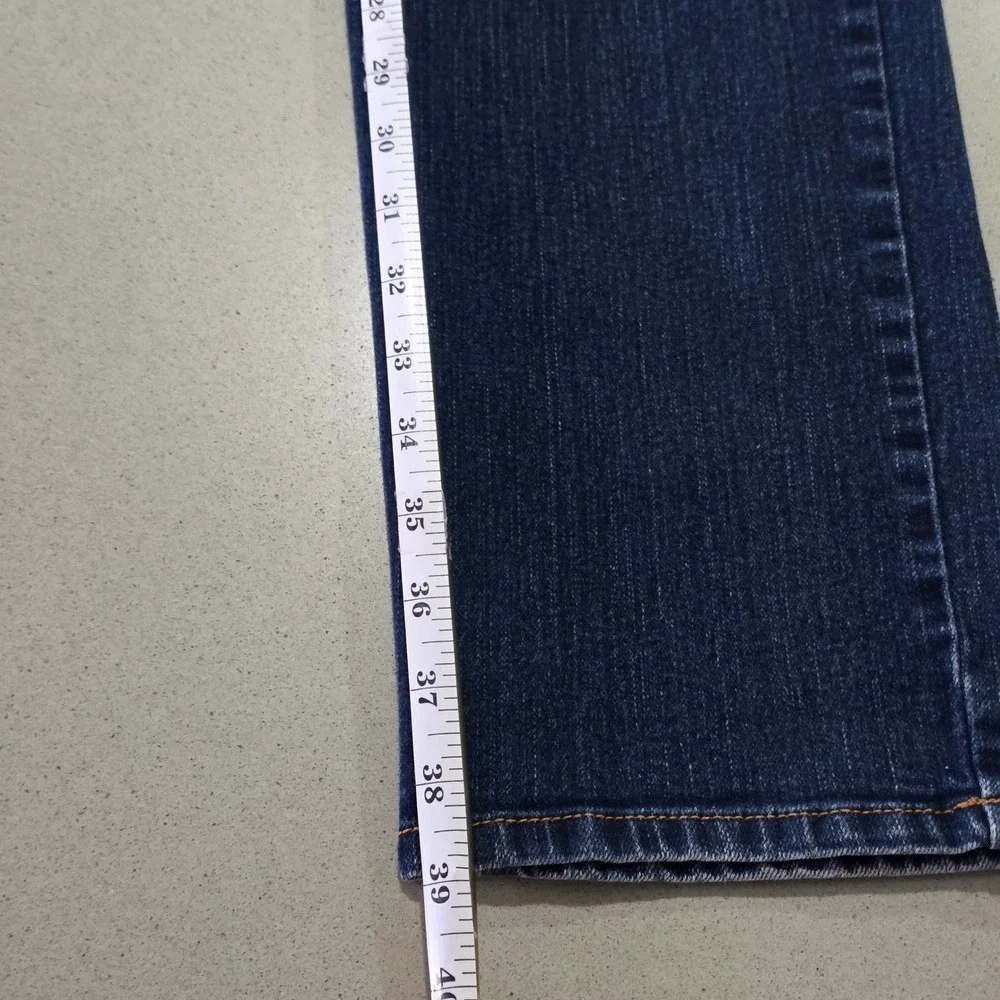 Gloria Vanderbilt‎ Amanda High Rise Tapered Jeans Dark Wash Denim Pants Womens